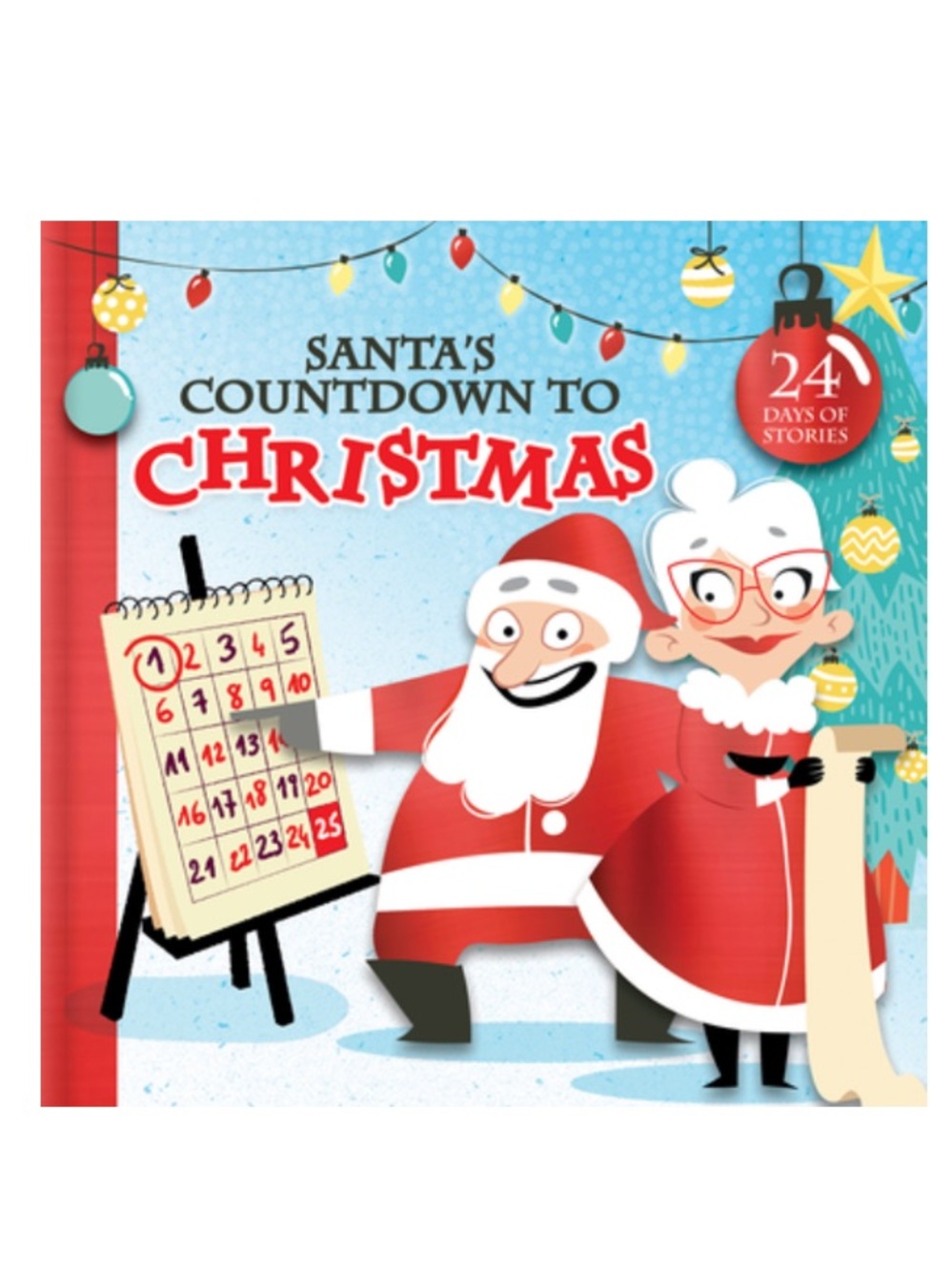 Santa’s Countdown To Christmas Storybook for kids
